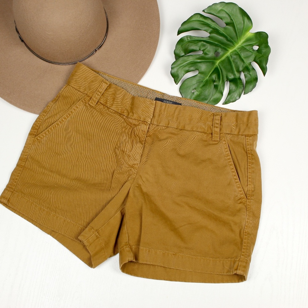 J. Crew Chino khaki Safari Shorts Size 2